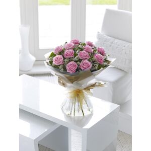 Pink Rose Hand Tied